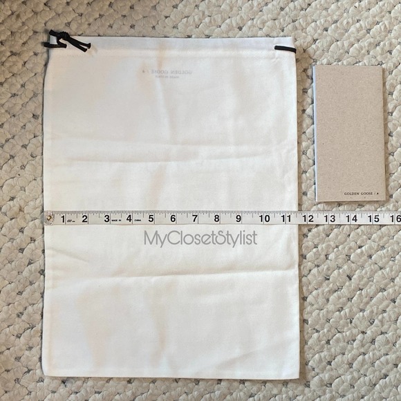 GOLDEN GOOSE Sneakers Sleeper Bag + Passport 2pc set NEW - Picture 3 of 4